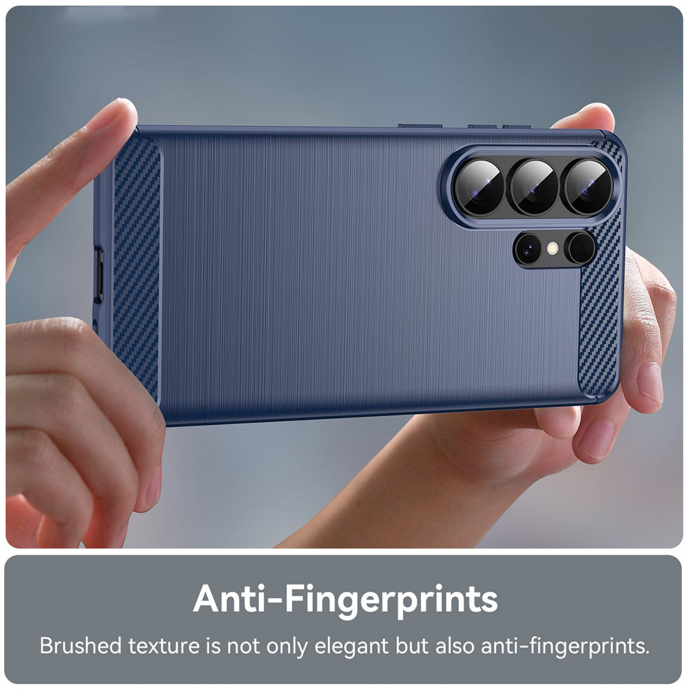Etui til Samsung Galaxy S26 Ultra S948, Techsuit, Carbon, Blå