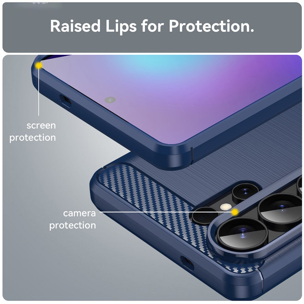Etui til Samsung Galaxy S26 Ultra S948, Techsuit, Carbon, Blå