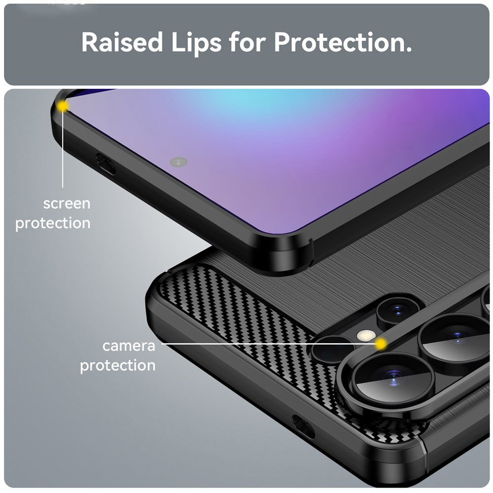 Etui til Samsung Galaxy S26 Ultra S948, Techsuit, Carbon, Sort