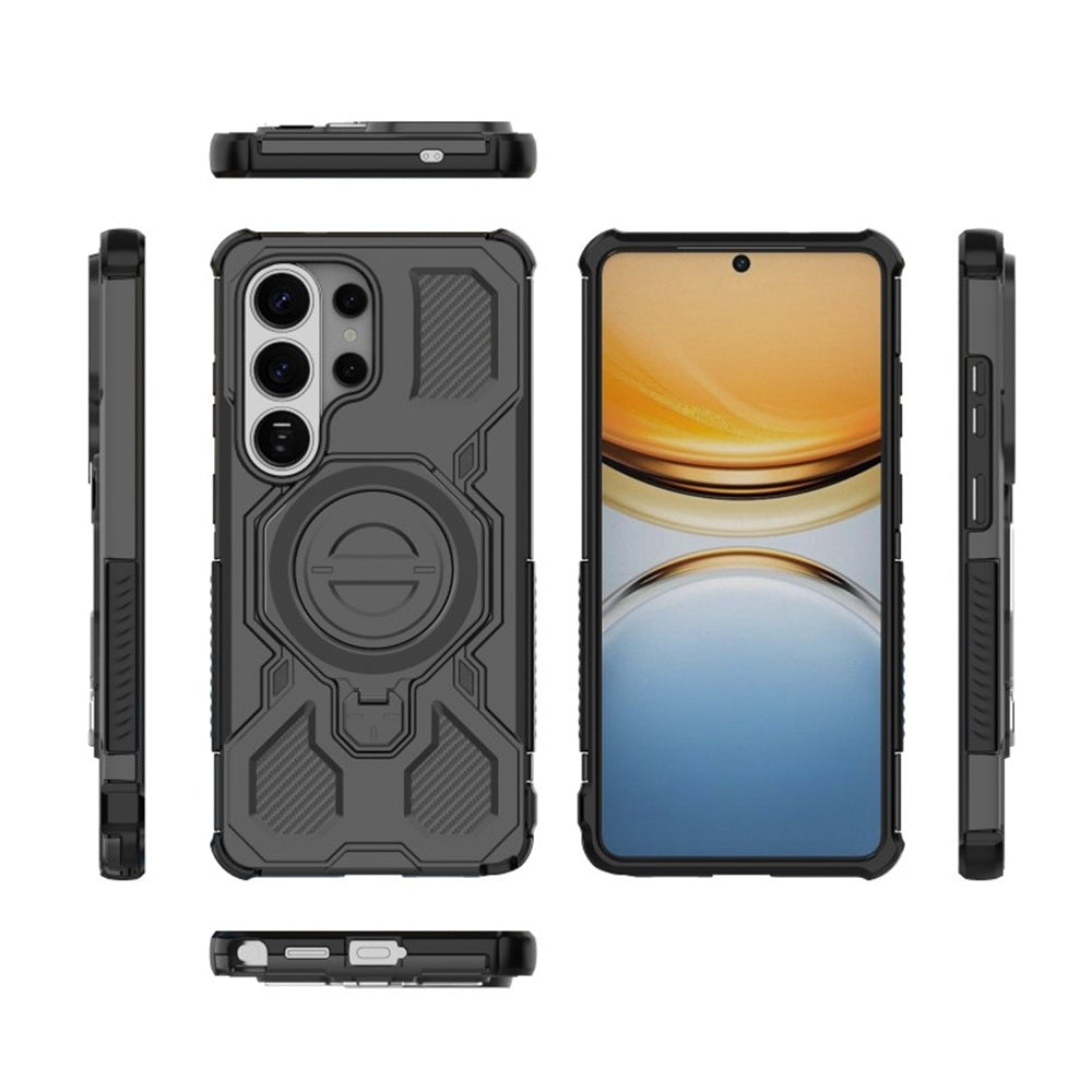 Cover til Samsung Galaxy S26 Ultra S948, Techsuit, Carbon Shield Pro, Sort