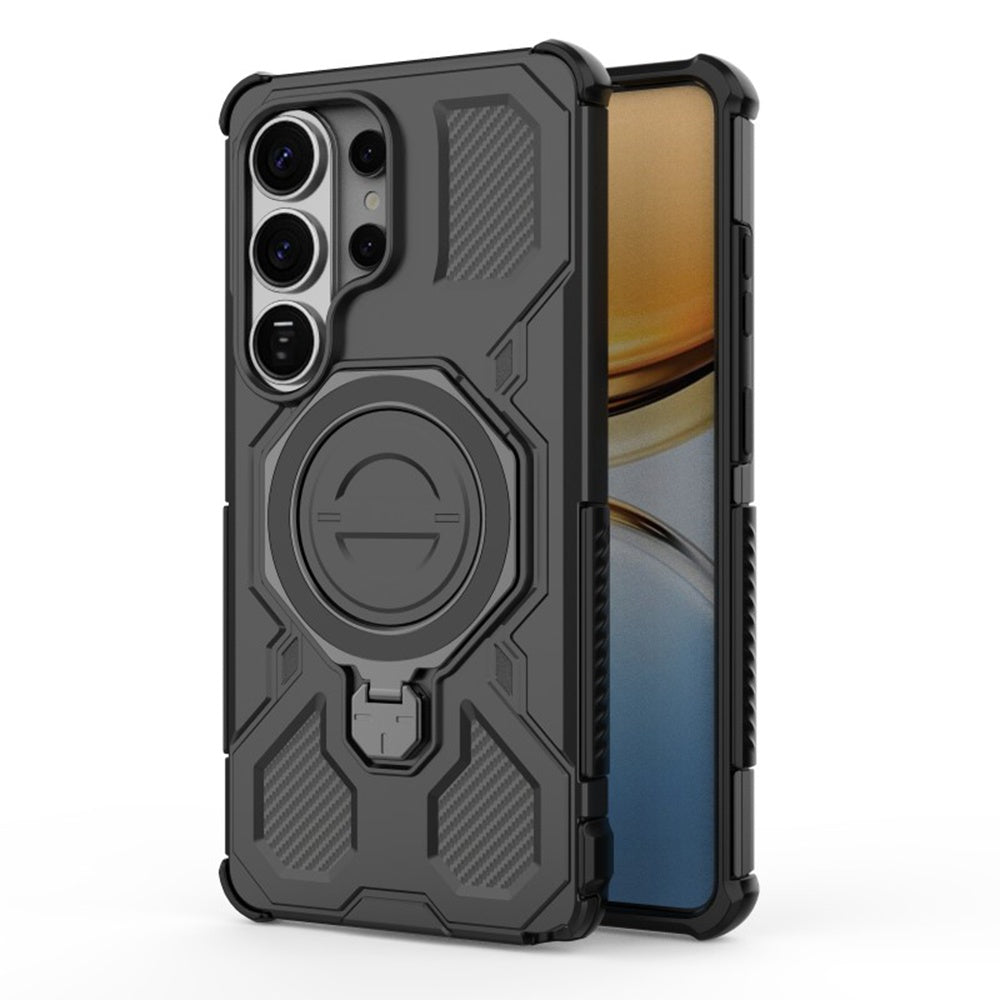 Cover til Samsung Galaxy S26 Ultra S948, Techsuit, Carbon Shield Pro, Sort
