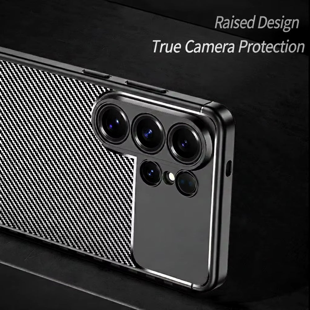 Etui til Samsung Galaxy S26 Ultra S948, Techsuit, CarbonFiber, Sort