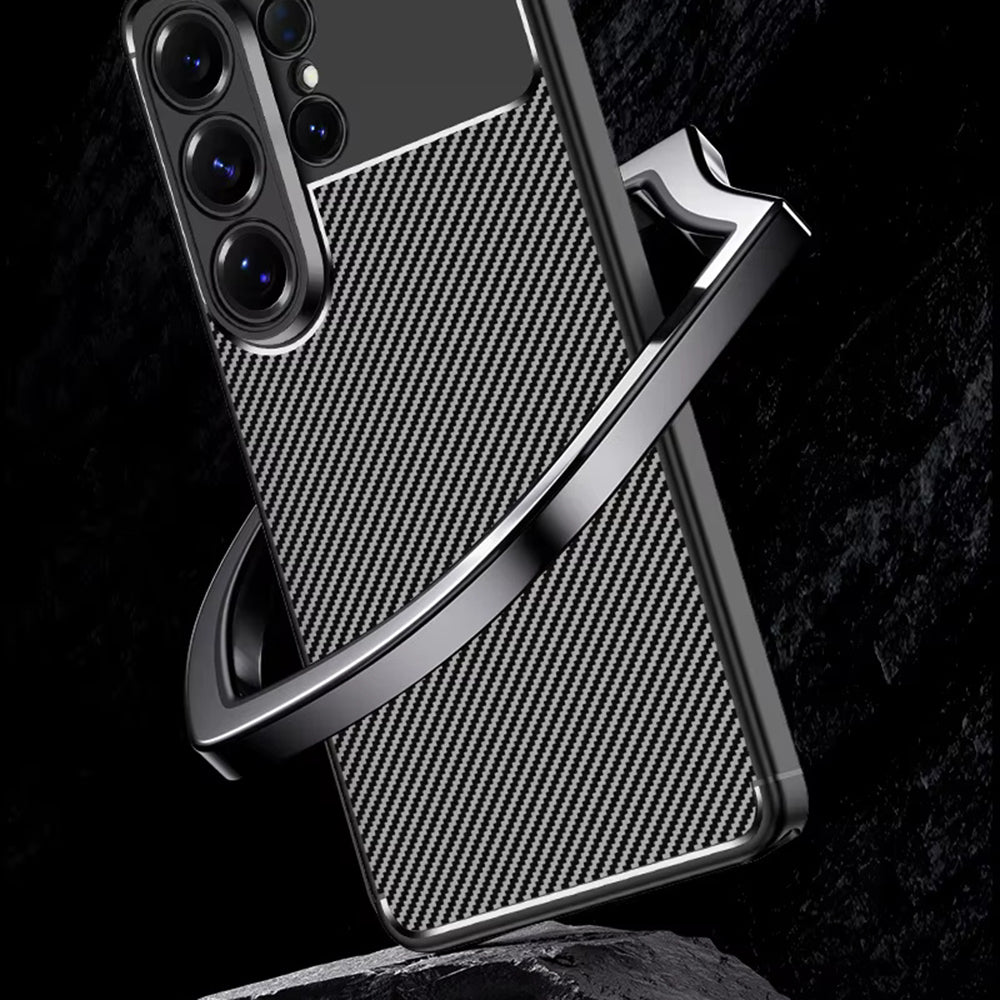 Etui til Samsung Galaxy S26 Ultra S948, Techsuit, CarbonFiber, Sort