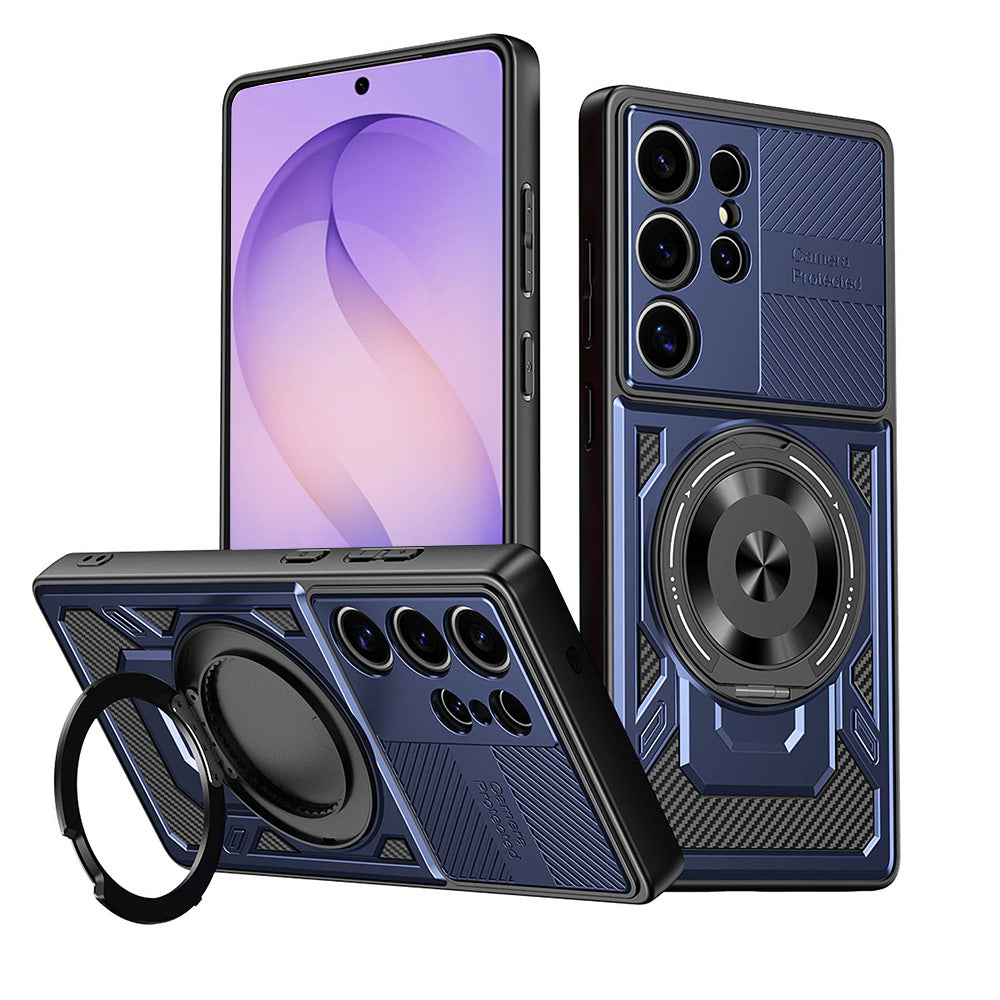 Etui til Samsung Galaxy S26 Ultra S948, Techsuit, RuggedCam, Blå