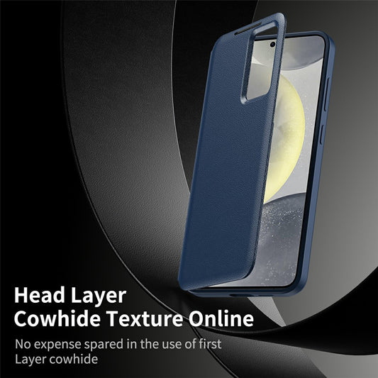 Etui til Samsung Galaxy S26 Ultra, Techsuit, SmartView, Blå