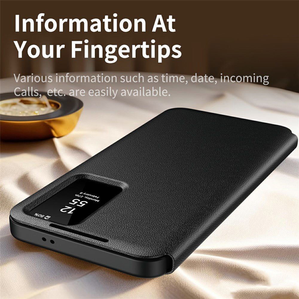 Etui til Samsung Galaxy S26 Ultra S948, Techsuit, SmartView, Sort
