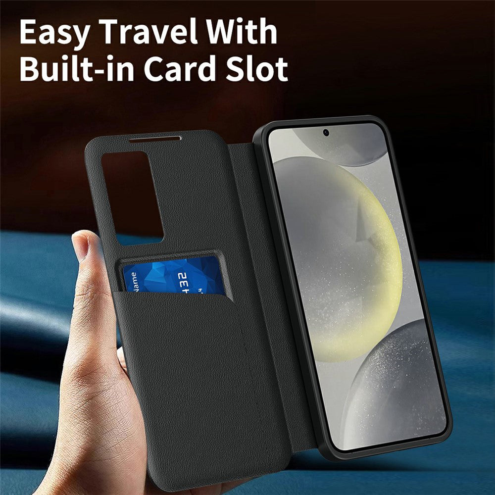Etui til Samsung Galaxy S26 Ultra S948, Techsuit, SmartView, Sort