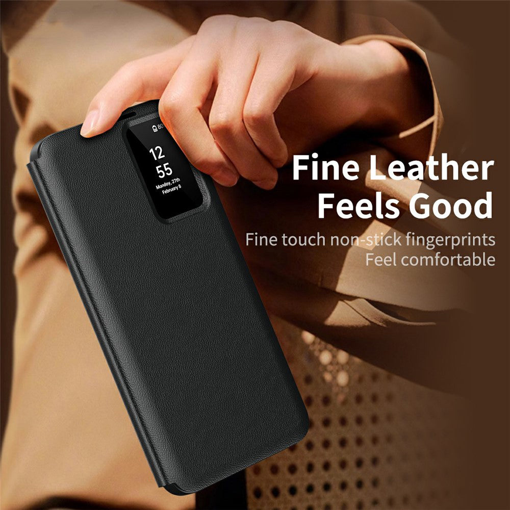Etui til Samsung Galaxy S26 Ultra S948, Techsuit, SmartView, Sort