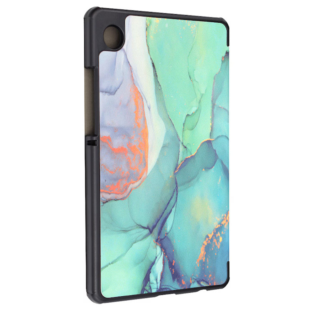 Case for Samsung Galaxy Tab A11+ / Tab A9+, Techsuit, FoldPro Green Time, Multicolor