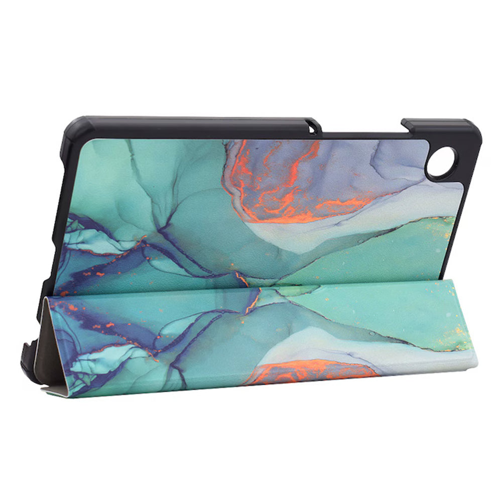Case for Samsung Galaxy Tab A11+ / Tab A9+, Techsuit, FoldPro Green Time, Multicolor