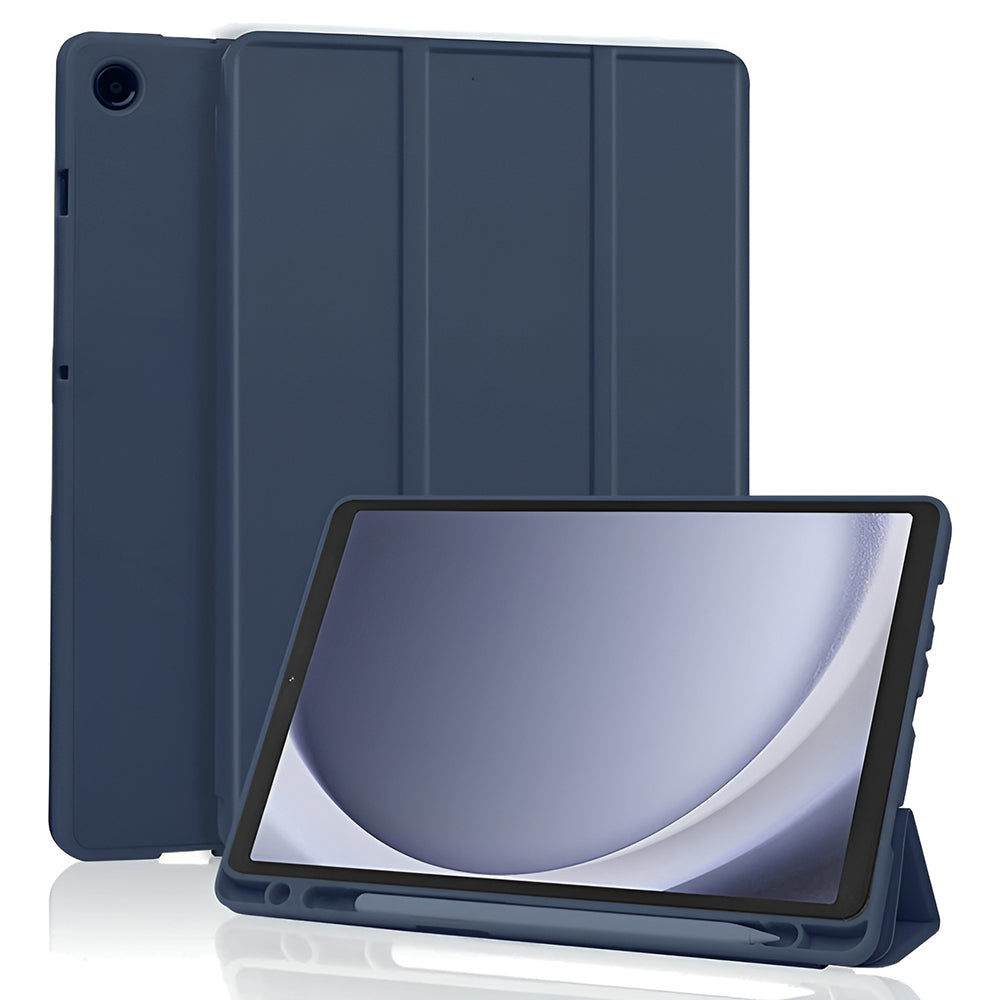Etui til Samsung Galaxy Tab A11 / Tab A9, Techsuit, Flex Trifold, Blå
