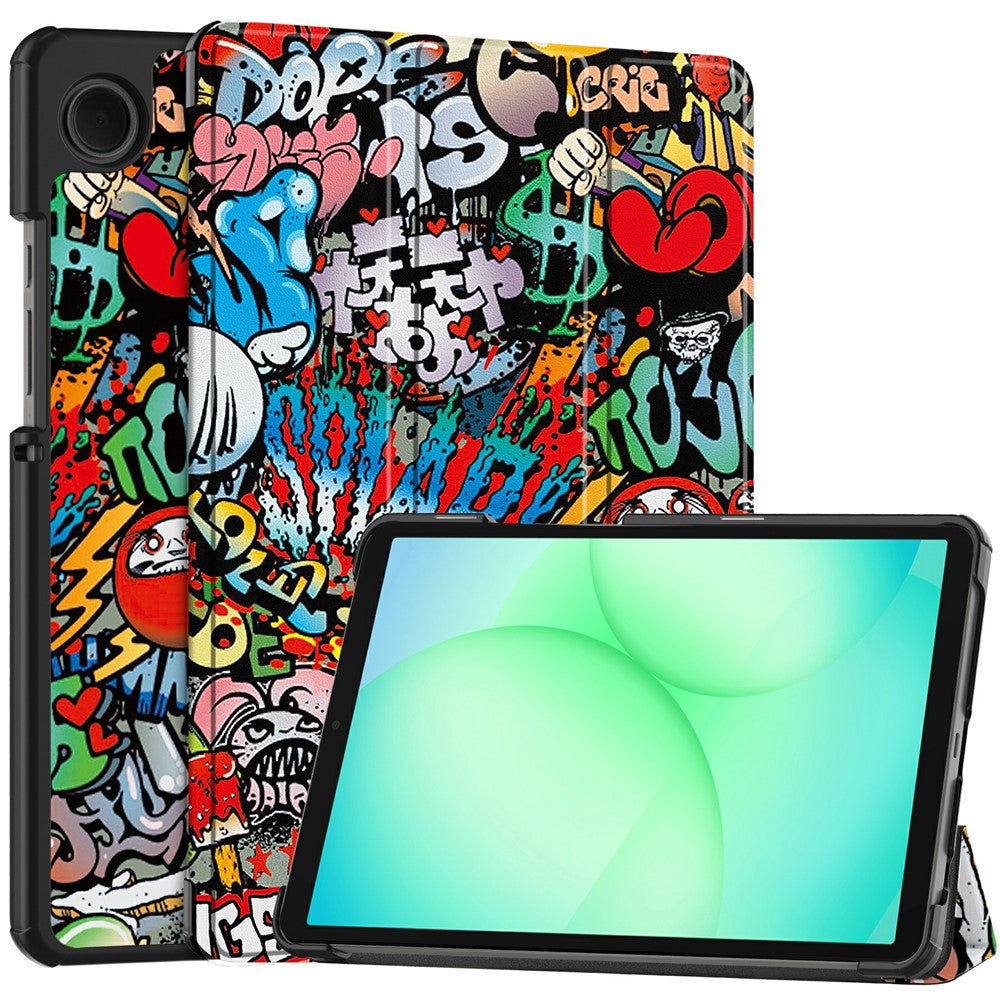 Etui til Samsung Galaxy Tab A11 / Tab A9, Techsuit, FoldPro Urban, Multifarvet