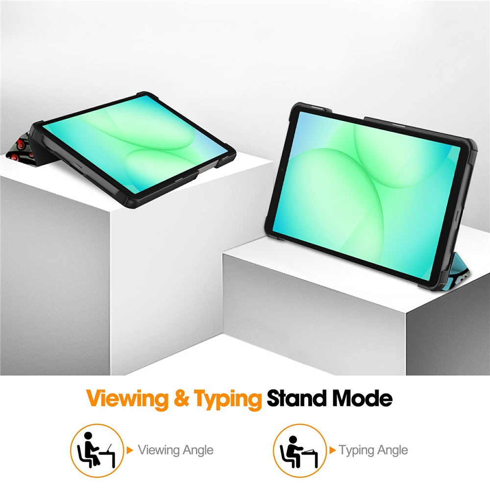Etui til Samsung Galaxy Tab A11 / Tab A9, Techsuit, FoldPro Urban, Multifarvet