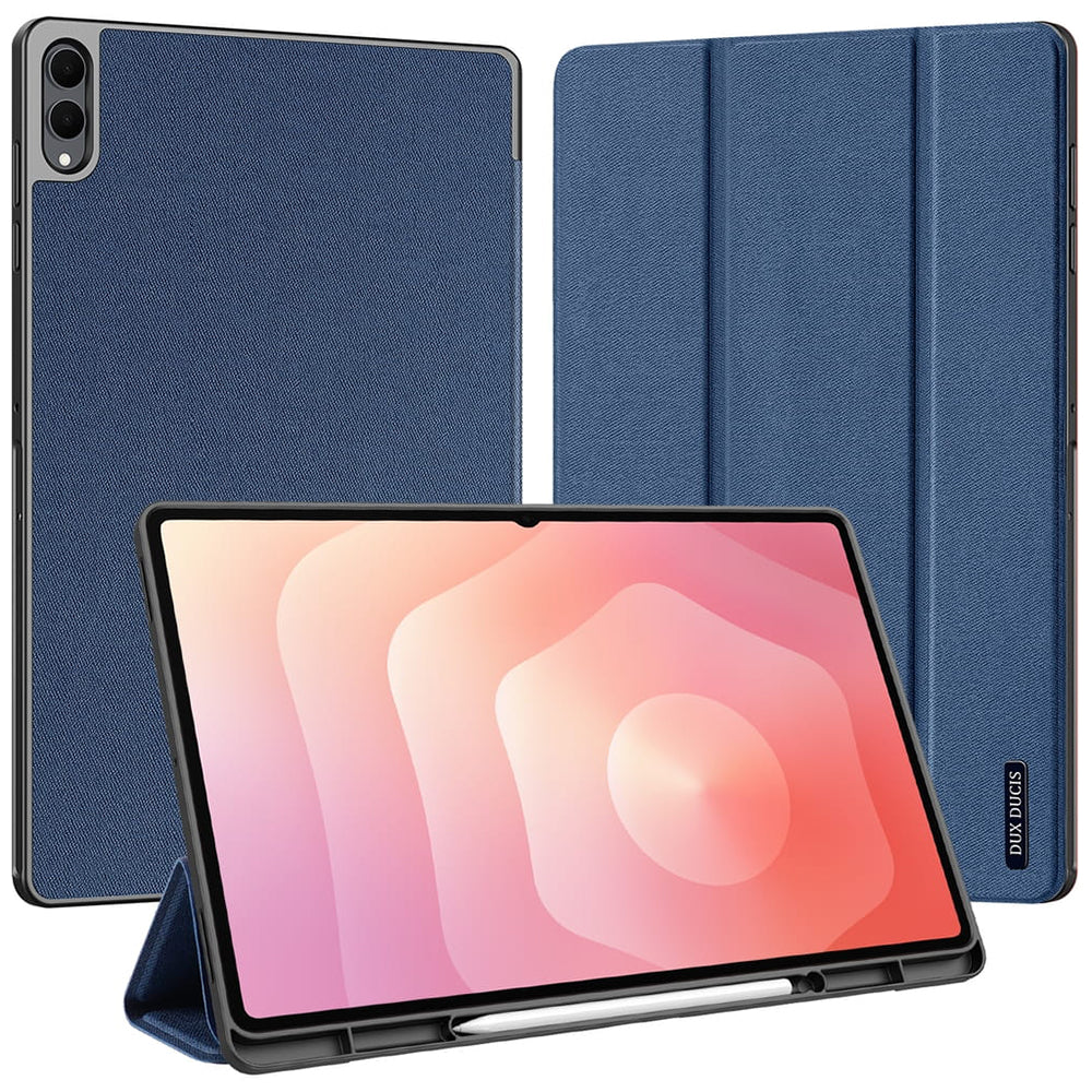 Etui til Samsung Galaxy Tab S12 Ultra / Tab S11 Ultra, DUX DUCIS, Domo med penneholder, blå