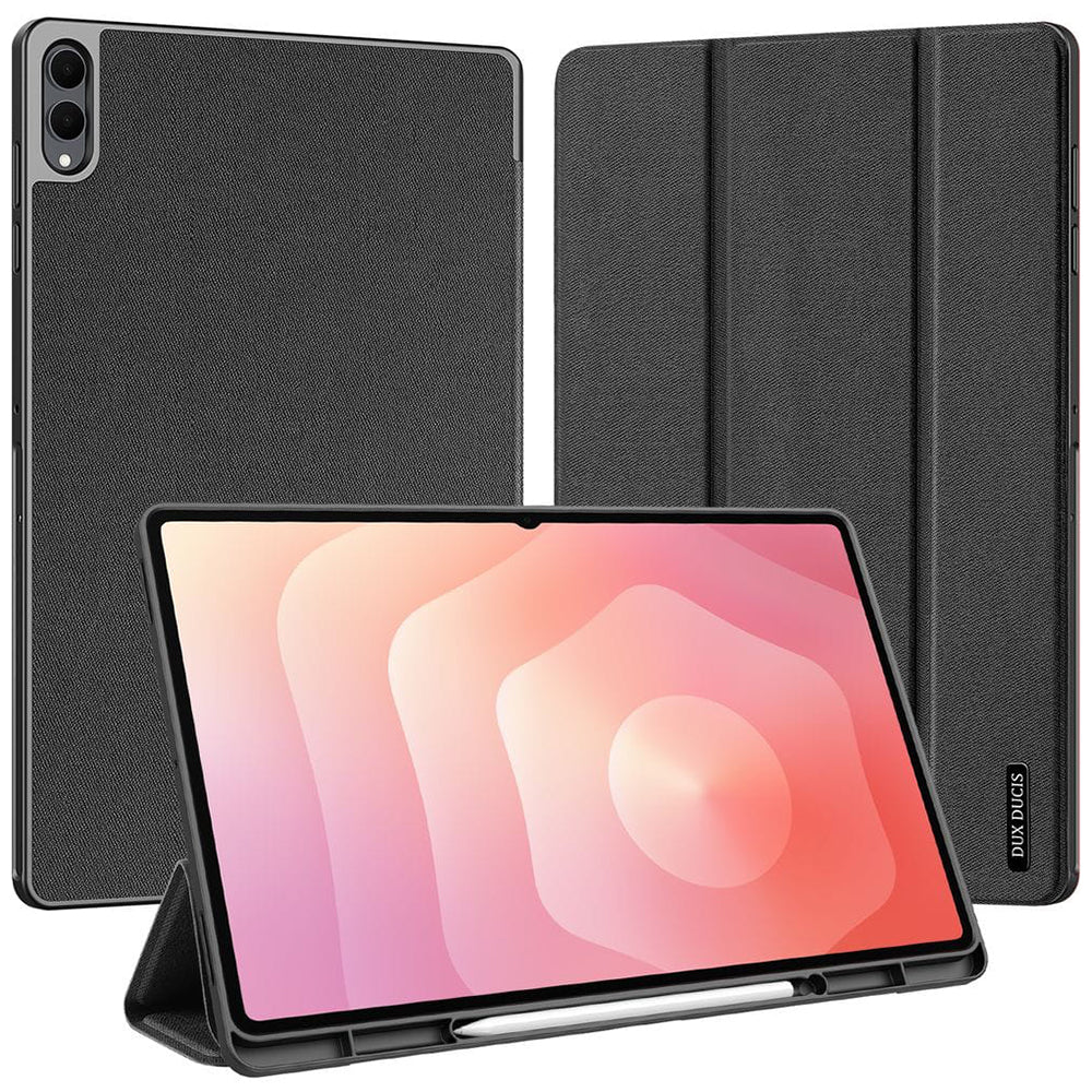 Etui til Samsung Galaxy Tab S12 Ultra / Tab S11 Ultra, DUX DUCIS, Domo med penneholder, sort