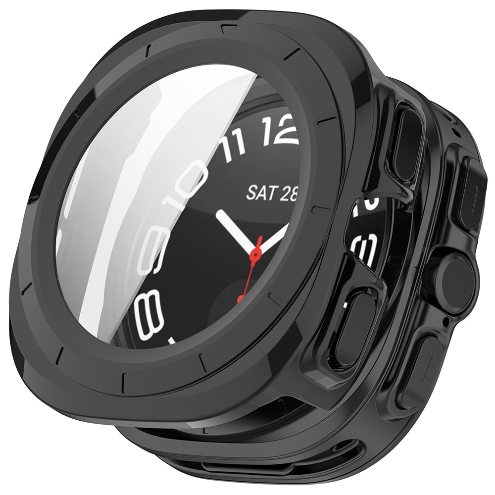 Cover til Samsung Galaxy Watch Ultra2, Techsuit, Defense360 Pro, Sort
