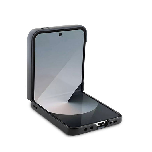 Etui til Samsung Galaxy Z Flip7 F766, Guess, 4G Metal Logo, Brun