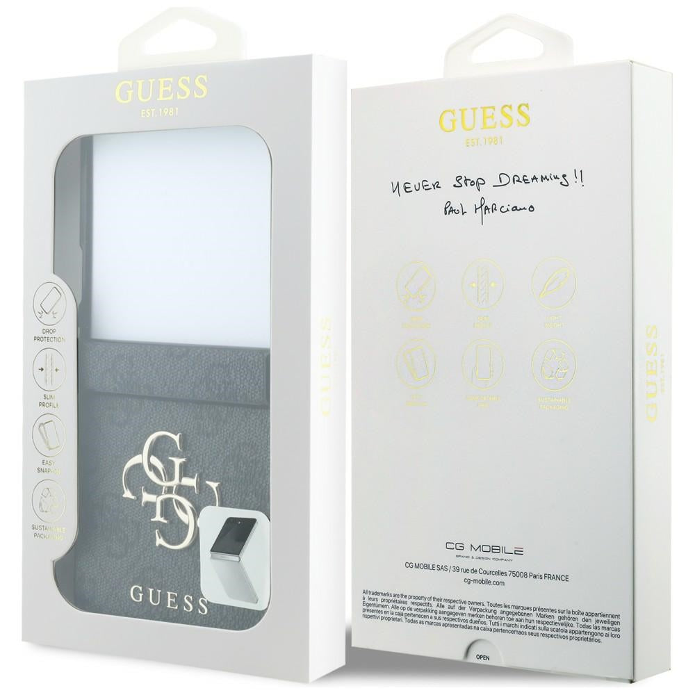 Cover til Samsung Galaxy Z Flip8 F776, Guess, 4G Big Logo, Sort