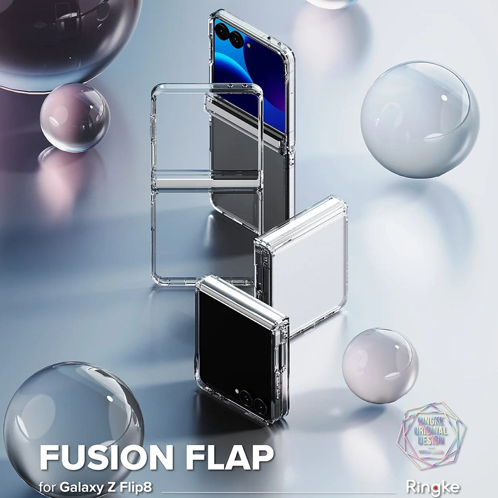 Cover til Samsung Galaxy Z Flip8 F776, Ringke, Fusion Flap, Transparent