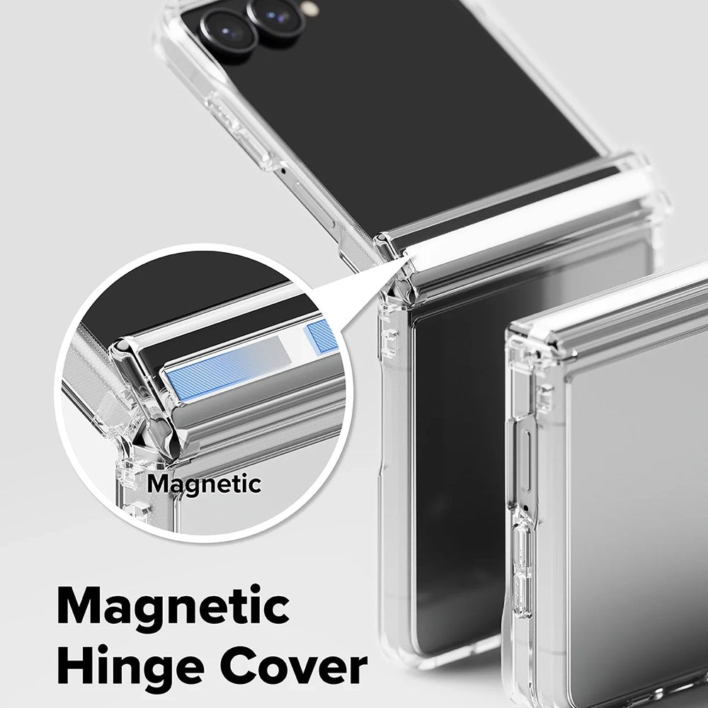 Cover til Samsung Galaxy Z Flip8 F776, Ringke, Fusion Flap, Transparent