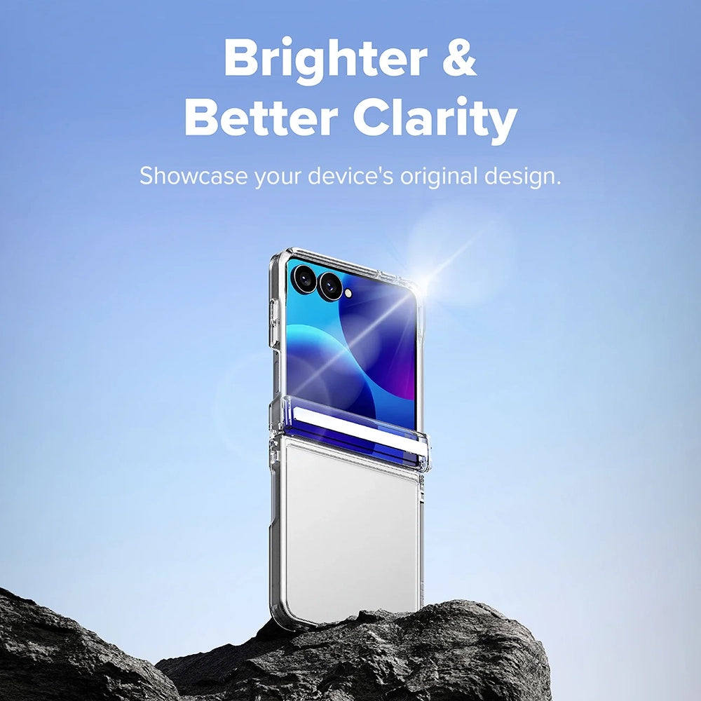 Cover til Samsung Galaxy Z Flip8 F776, Ringke, Fusion Flap, Transparent