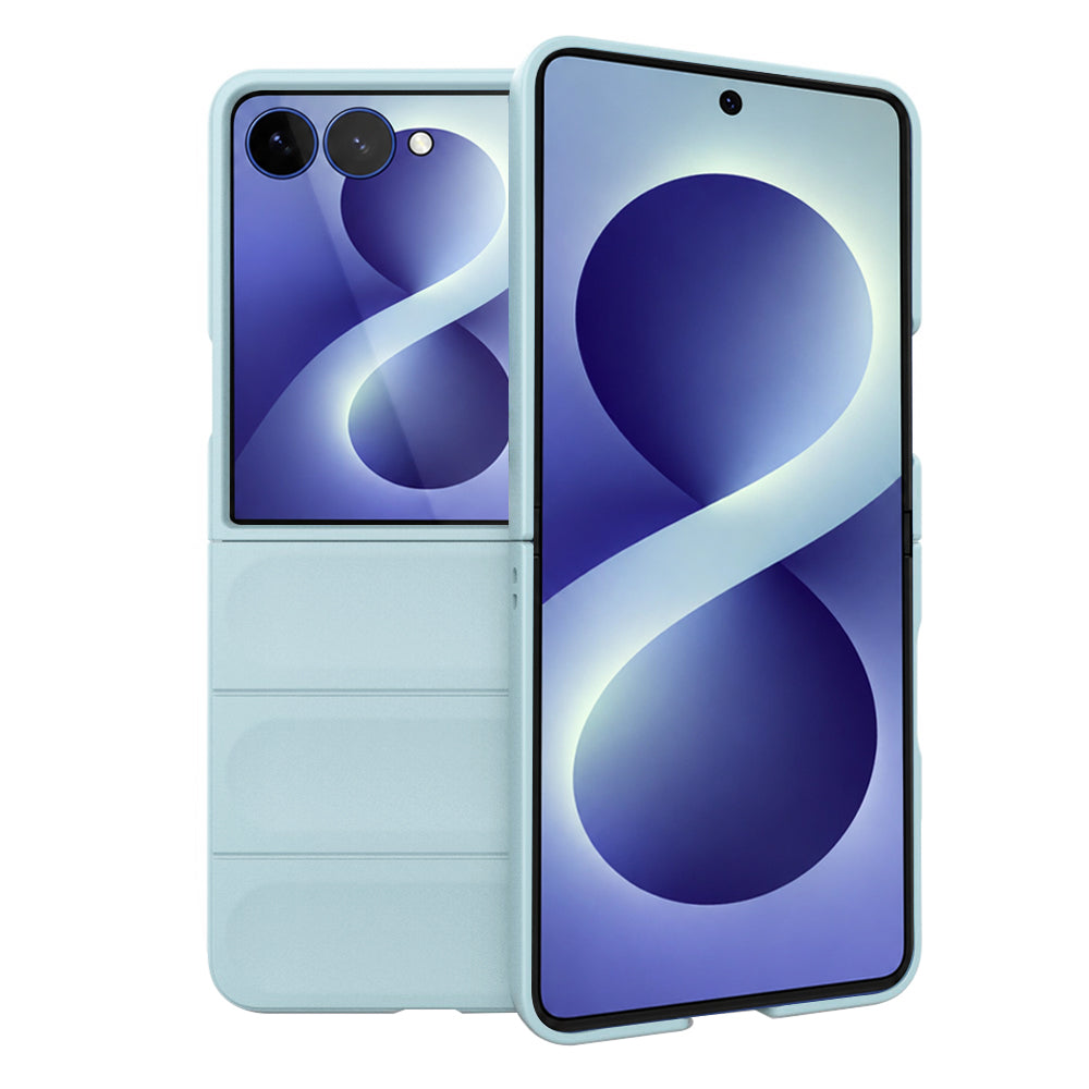 Cover til Samsung Galaxy Z Flip8 F776, Techsuit, Magic Shield, Blå