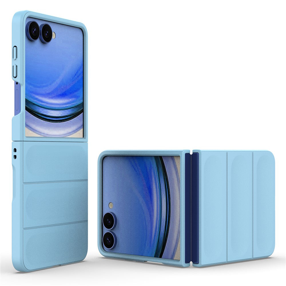 Cover til Samsung Galaxy Z Flip8 F776, Techsuit, Magic Shield, Blå