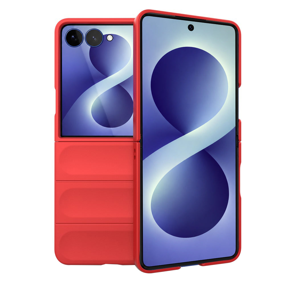 Cover til Samsung Galaxy Z Flip8 F776, Techsuit, Magic Shield, Rød