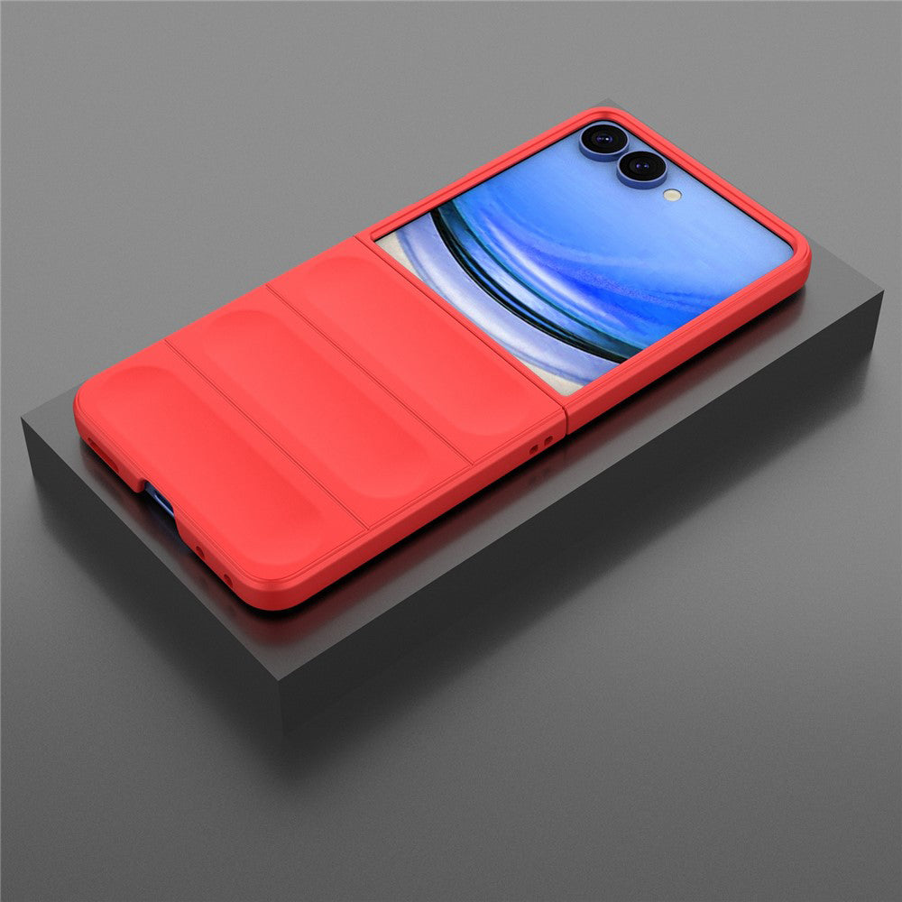 Cover til Samsung Galaxy Z Flip8 F776, Techsuit, Magic Shield, Rød