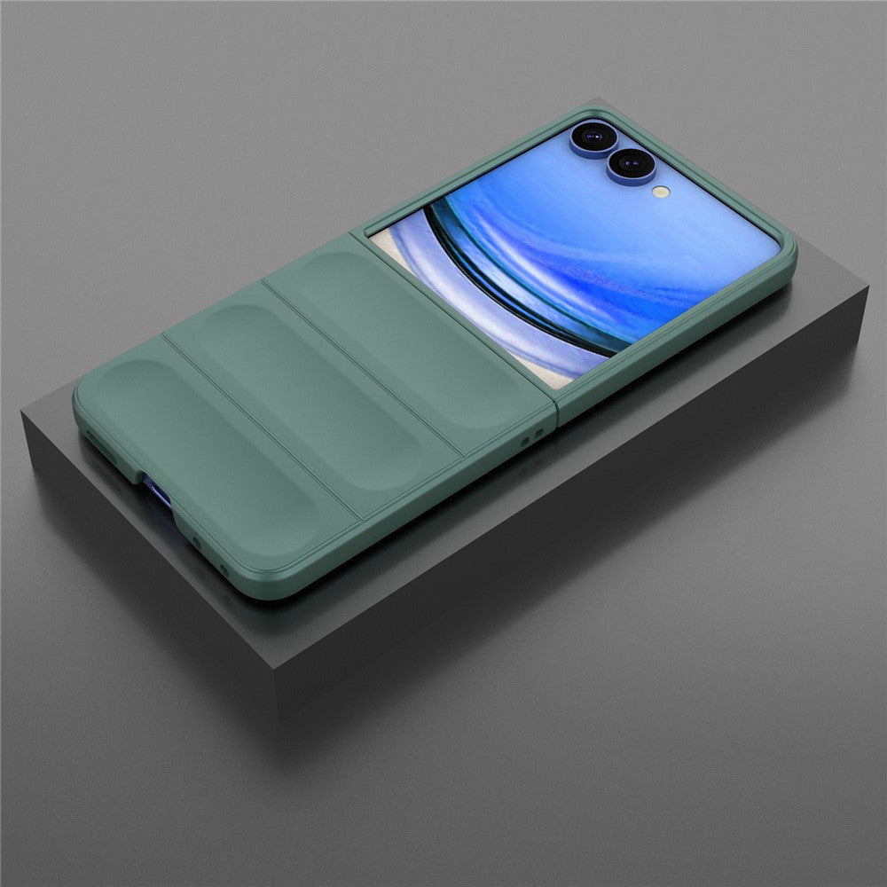 Cover til Samsung Galaxy Z Flip8 F776, Techsuit, Magic Shield, Grøn