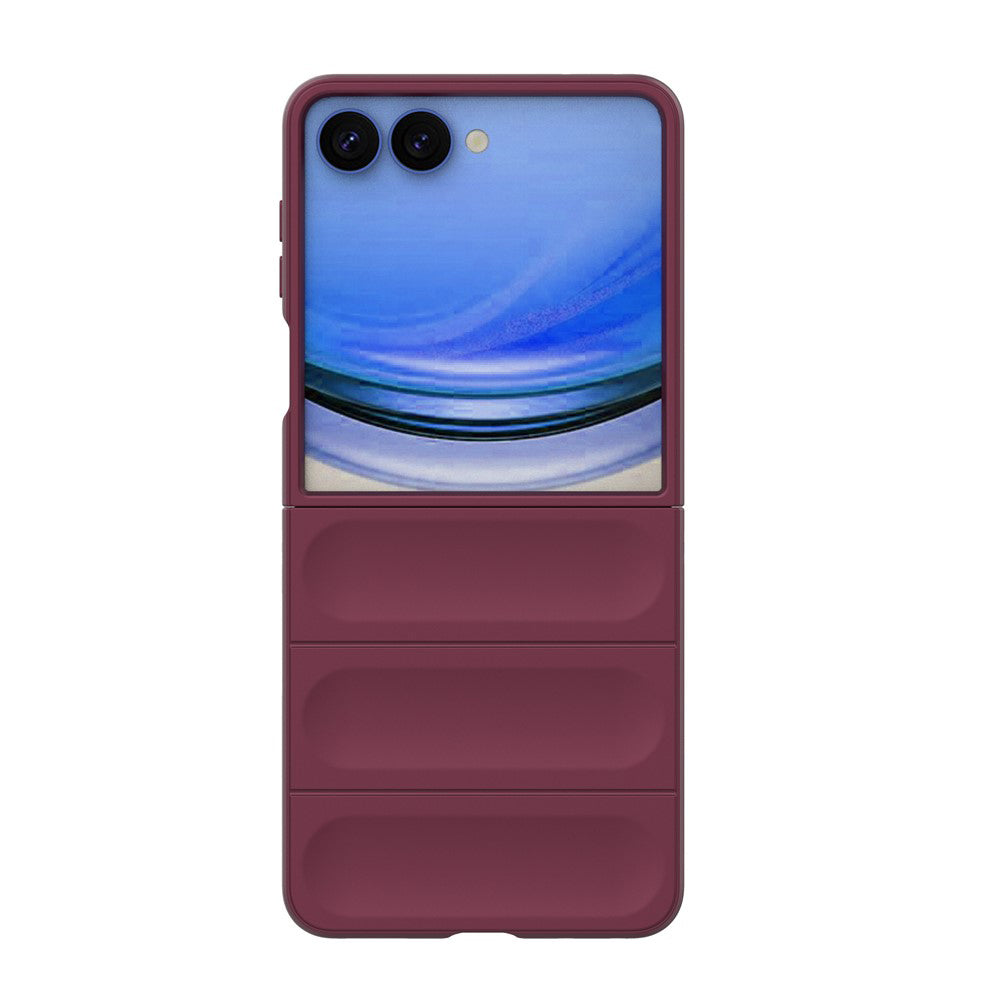 Cover til Samsung Galaxy Z Flip8 F776, Techsuit, Magic Shield, Vinrød