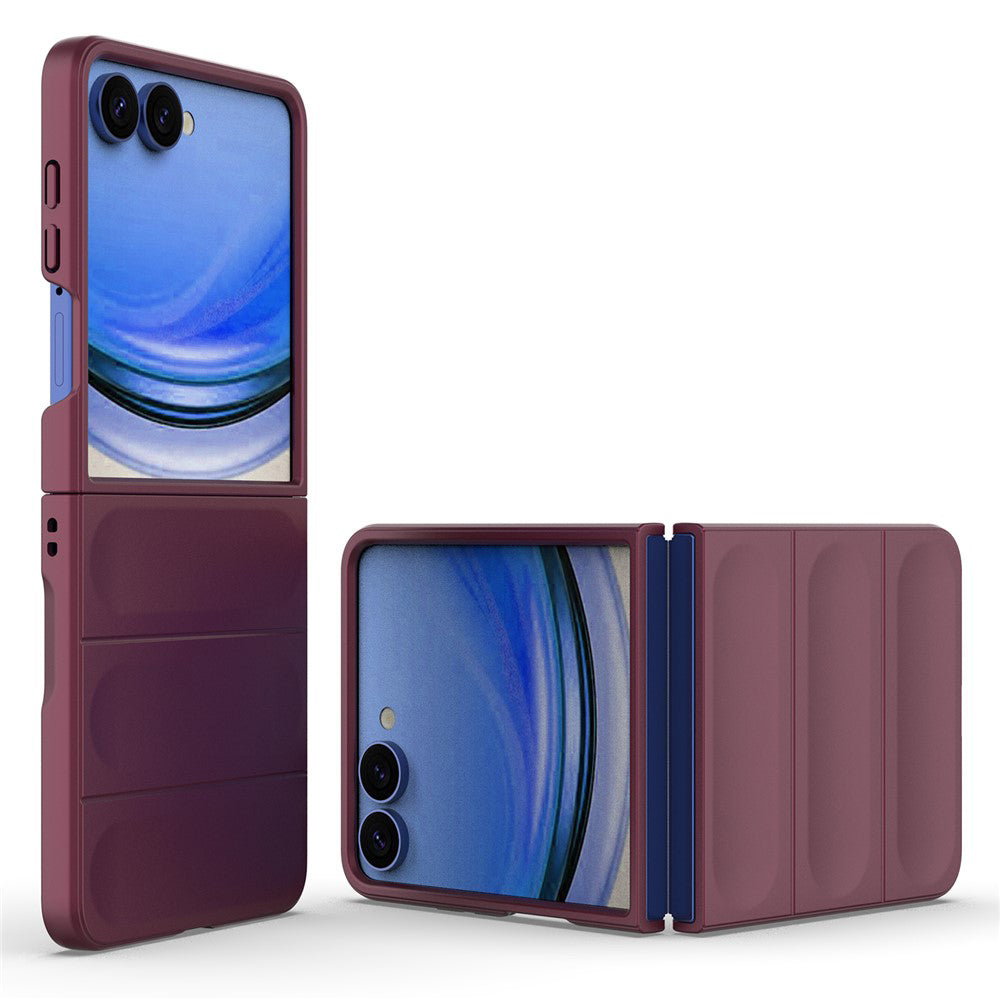 Cover til Samsung Galaxy Z Flip8 F776, Techsuit, Magic Shield, Vinrød