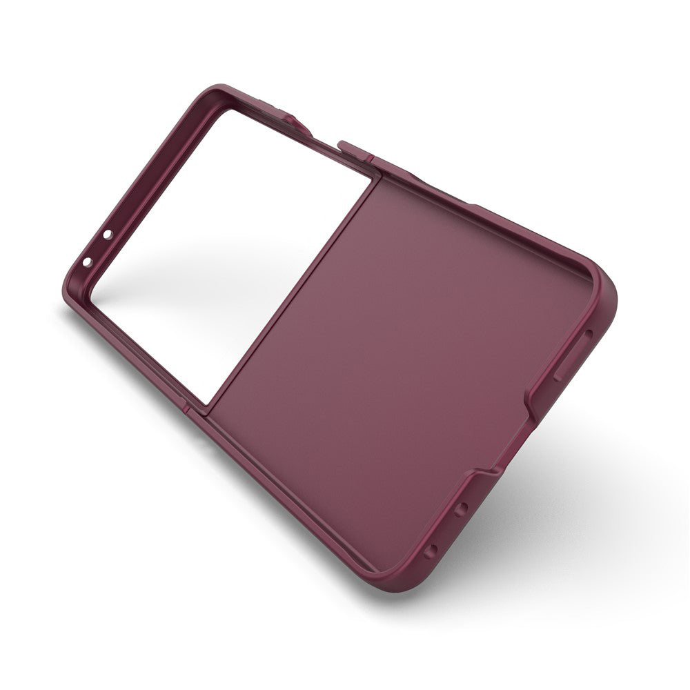 Cover til Samsung Galaxy Z Flip8 F776, Techsuit, Magic Shield, Vinrød