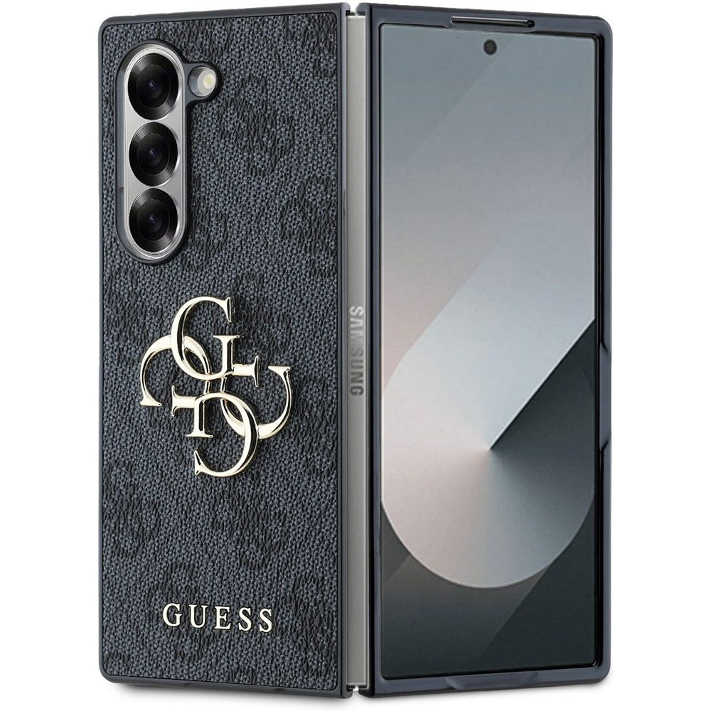 Etui til Samsung Galaxy Z Fold6 F956, Guess, 4G Metal Logo, Sort