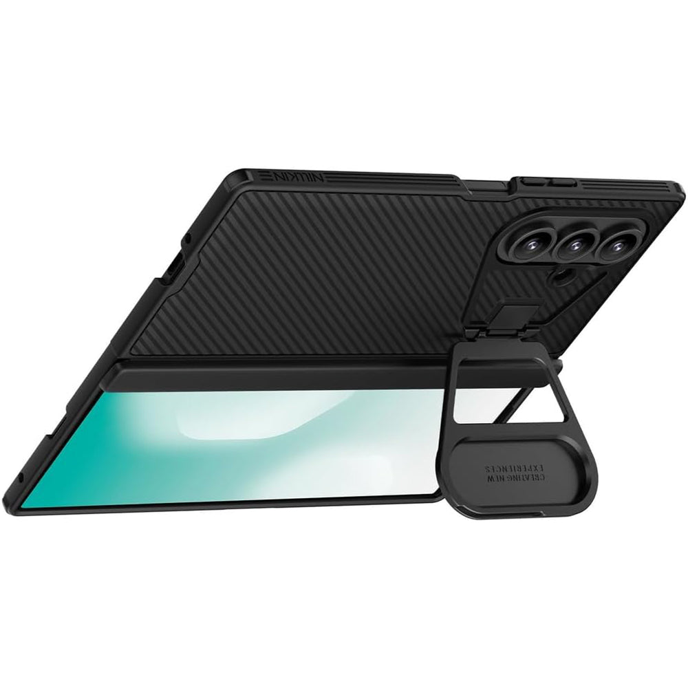 Cover til Samsung Galaxy Z Fold7 F966, Nillkin, CamShield Prop med metalobjektivdæksel, sort