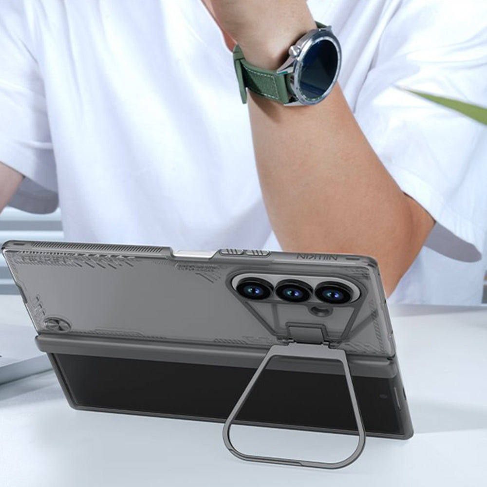 Cover til Samsung Galaxy Z Fold7 F966, Nillkin, Iceblade Prop med kameraklip, sort