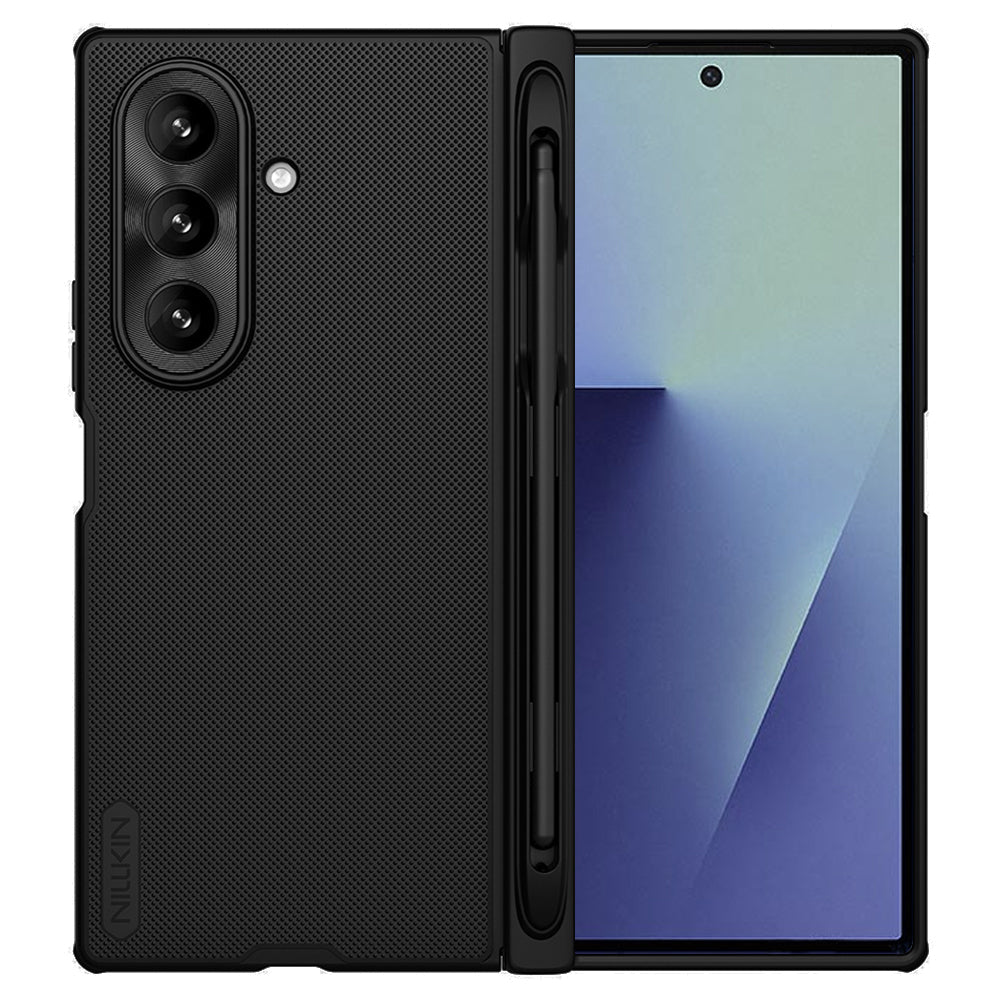 Cover til Samsung Galaxy Z Fold7 F966, Nillkin, Super Frosted Shield med penneholder, sort