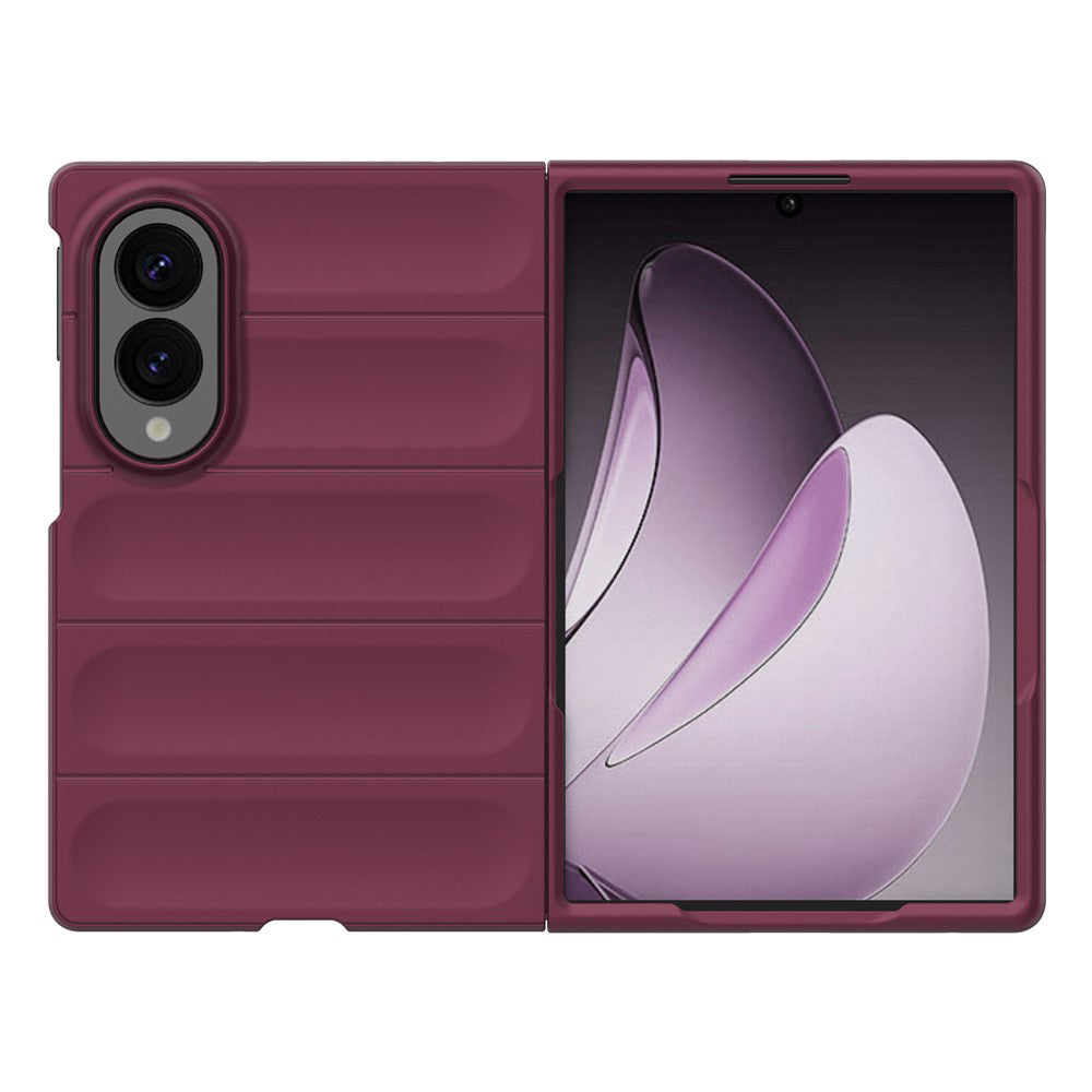 Cover til Samsung Galaxy Z Fold8 F971, Techsuit, Magic Shield, Vinrød