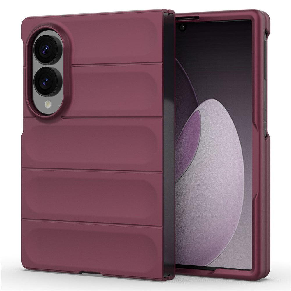 Cover til Samsung Galaxy Z Fold8 F971, Techsuit, Magic Shield, Vinrød