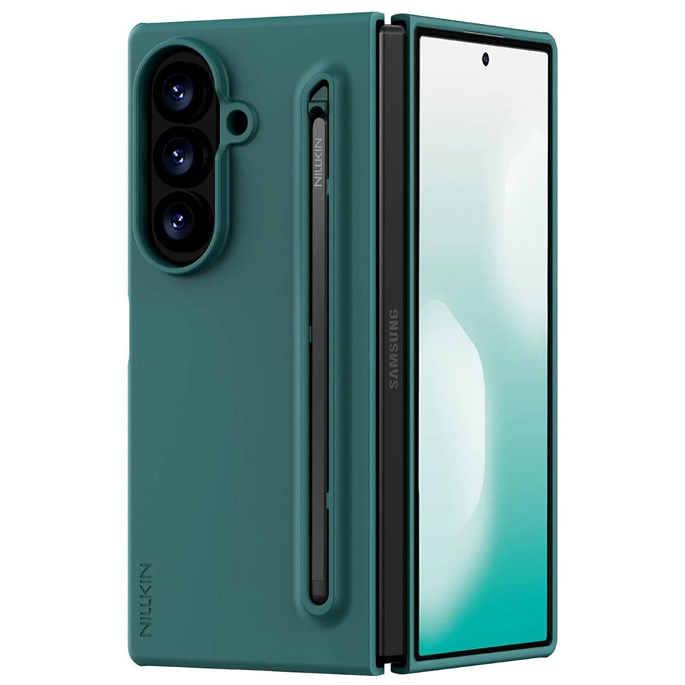 Cover til Samsung Galaxy Z Fold8 Ultra F976, Nillkin, Flex Pure med S-Pen Holder, Grøn