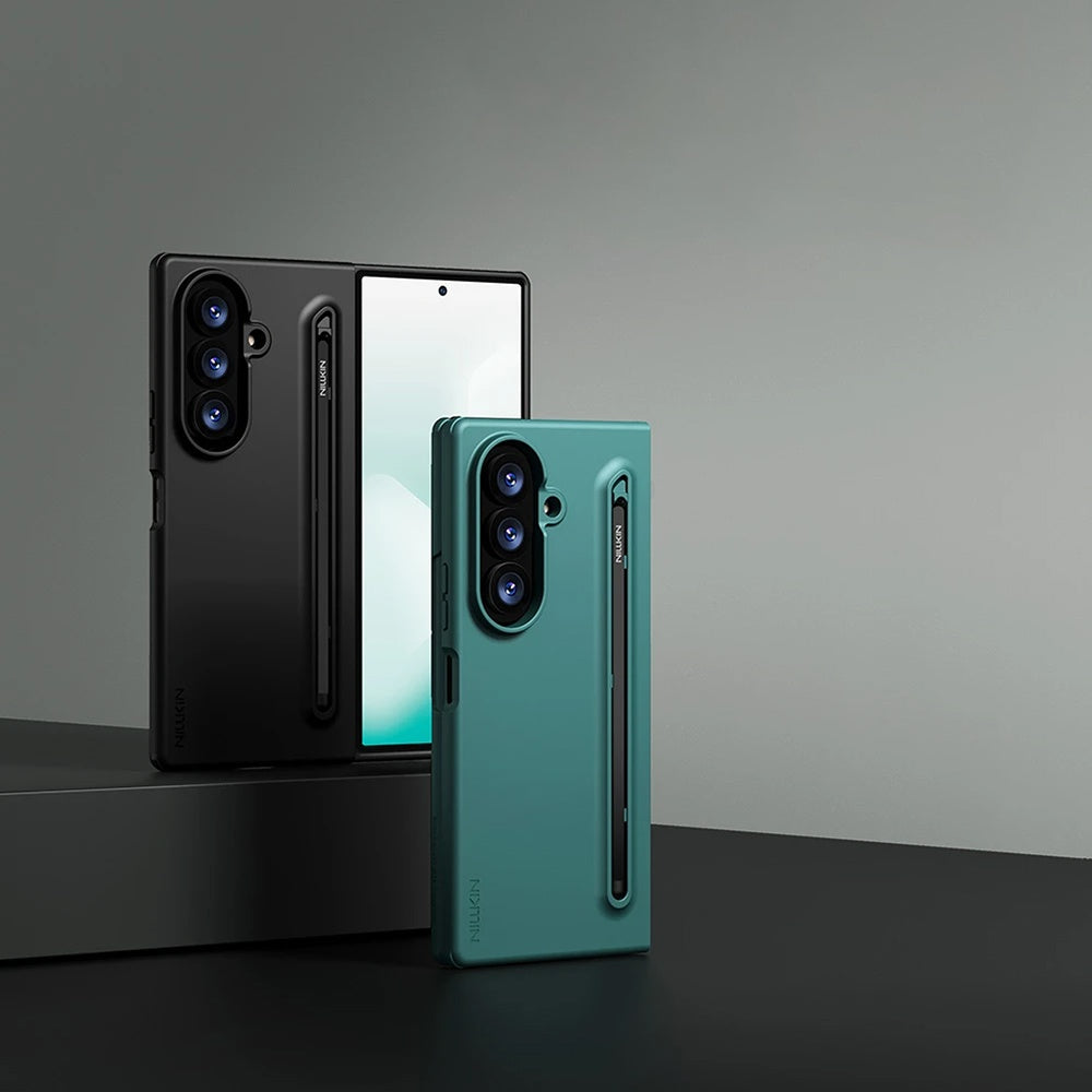 Cover til Samsung Galaxy Z Fold8 Ultra F976, Nillkin, Flex Pure med S-Pen Holder, Grøn