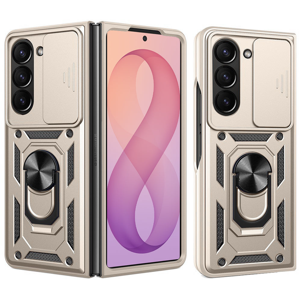 Cover til Samsung Galaxy Z Fold8 Ultra F976 / Z Fold7 F966, Techsuit, CamShield, Guld