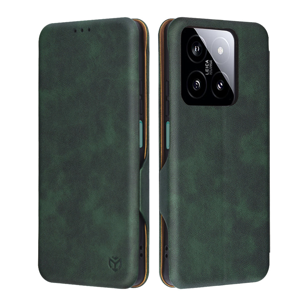 Cover til Xiaomi 14, Techsuit, Safe Wallet Plus, Grøn