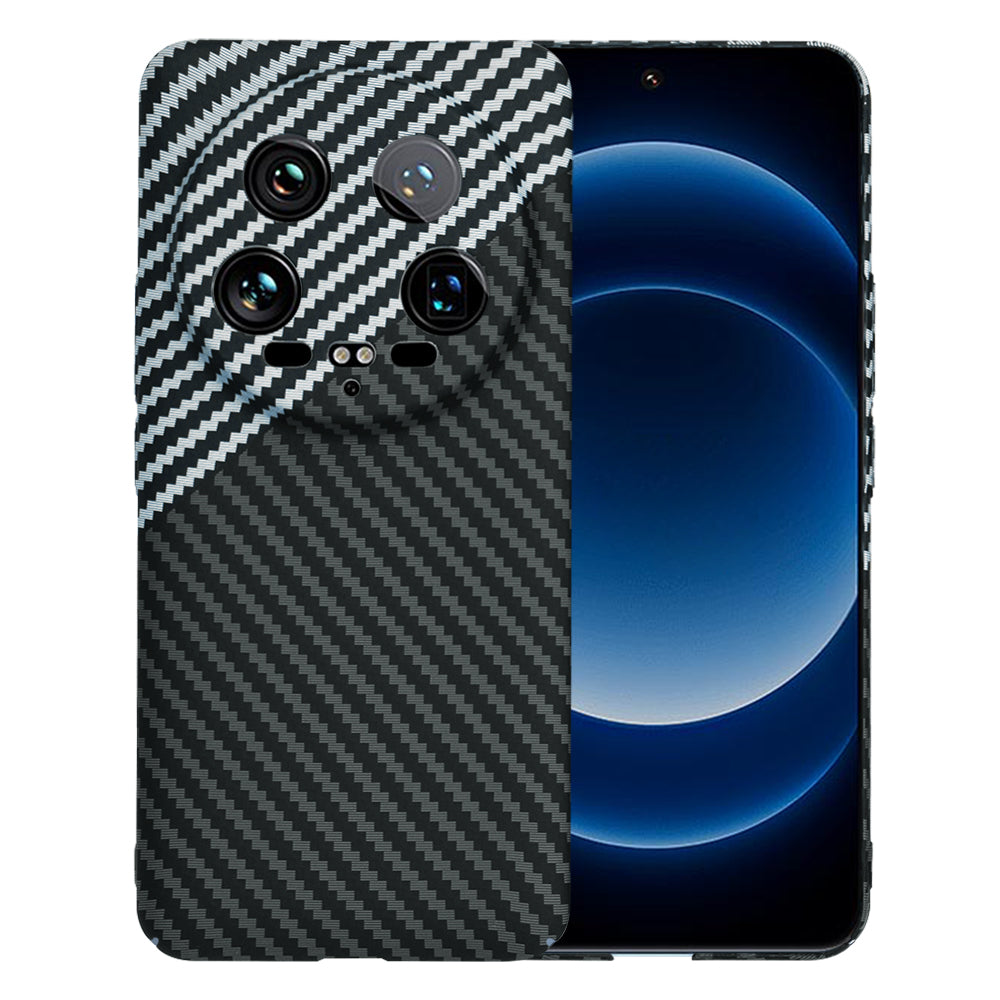 Cover til Xiaomi 14 Ultra, Techsuit, Carbonite FiberShell, Sort Grå