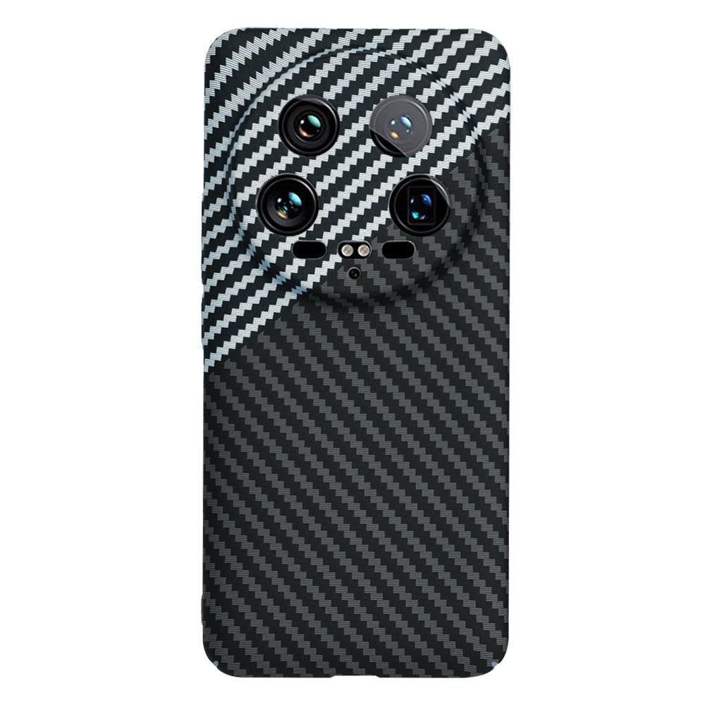 Cover til Xiaomi 14 Ultra, Techsuit, Carbonite FiberShell, Sort Grå