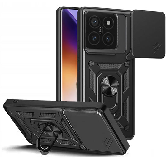 Etui til Xiaomi 14T Pro, Tech-Protect, CamShield Pro, Sort