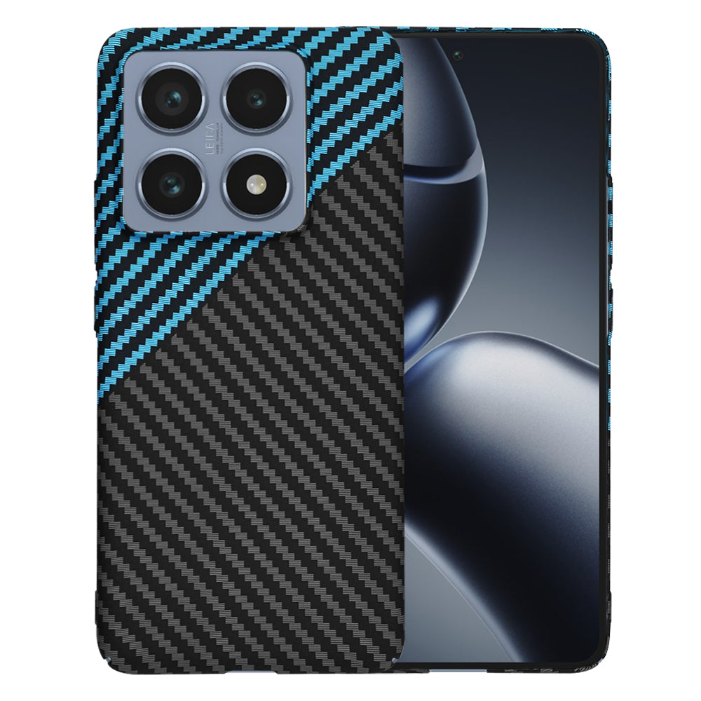 Cover til Xiaomi 14T Pro, Techsuit, Carbonite FiberShell, Sort Bleu