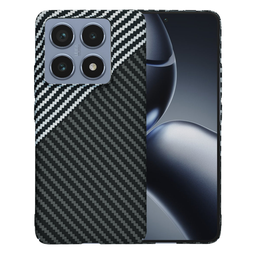 Cover til Xiaomi 14T Pro, Techsuit, Carbonite FiberShell, Sort Grå