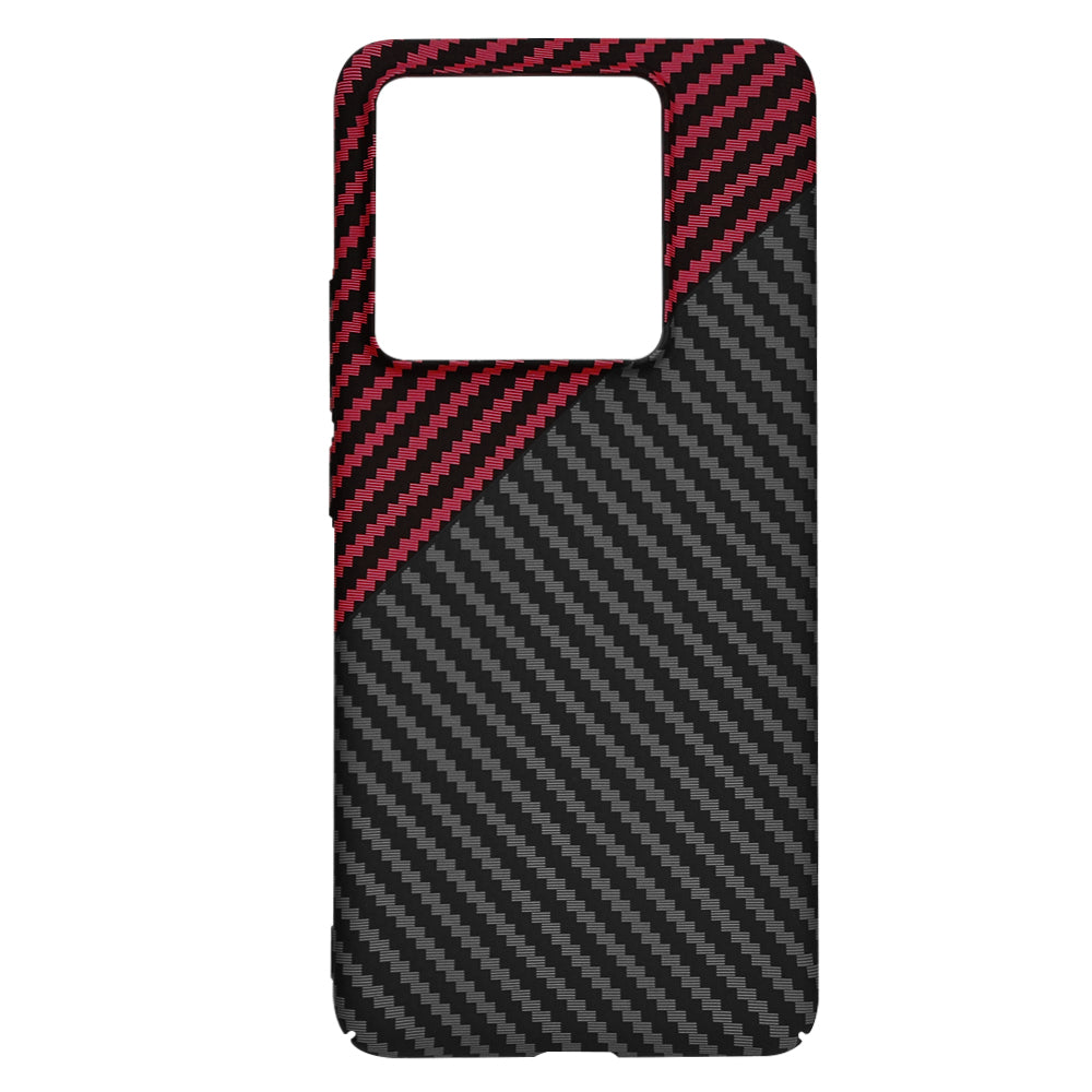 Cover til Xiaomi 14T Pro, Techsuit, Carbonite FiberShell, Sort Rød