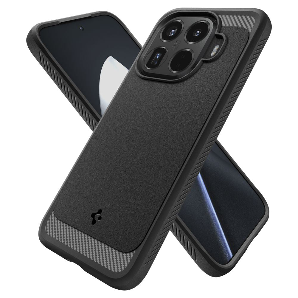 Etui til Xiaomi 15T Pro, Spigen, Rugged Armor, Sort ACS11152